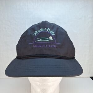 Vintage Painted Hills Men's Club Hat Cap Nylon Gray Strapback